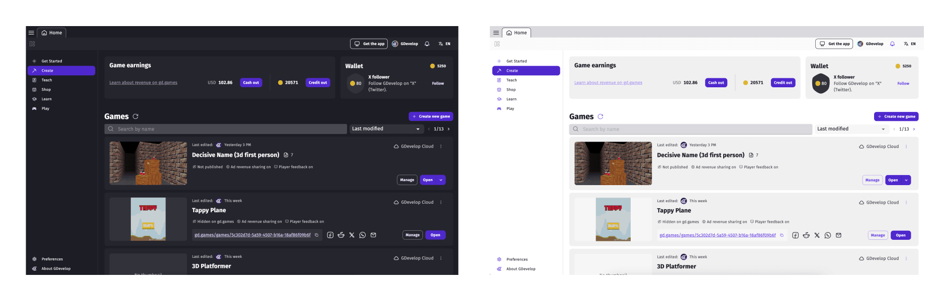 Create-Dashboard-themes